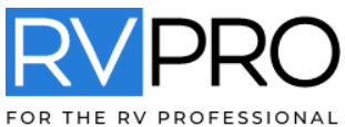 RVPRO logo with "For the RV Professional" tagline